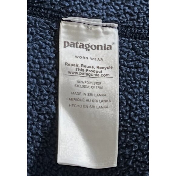 Patagonia Better Sweater New Navy Blue Fleece Full Zip Jacket - Picture 10 of 14